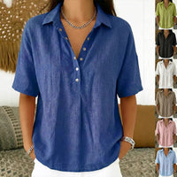 Chemise Femme à Manches Courtes