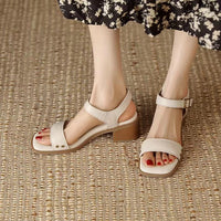 Sandales à talons hauts | style français