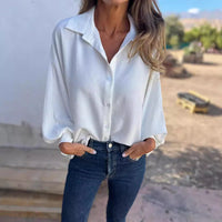 Chemise Fluide à Manches Lanternes