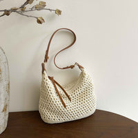 Sac Tressé Bohème – Élégance Naturelle et Style Décontracté