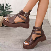 Sandales romaines femme – Modèle plat muffin